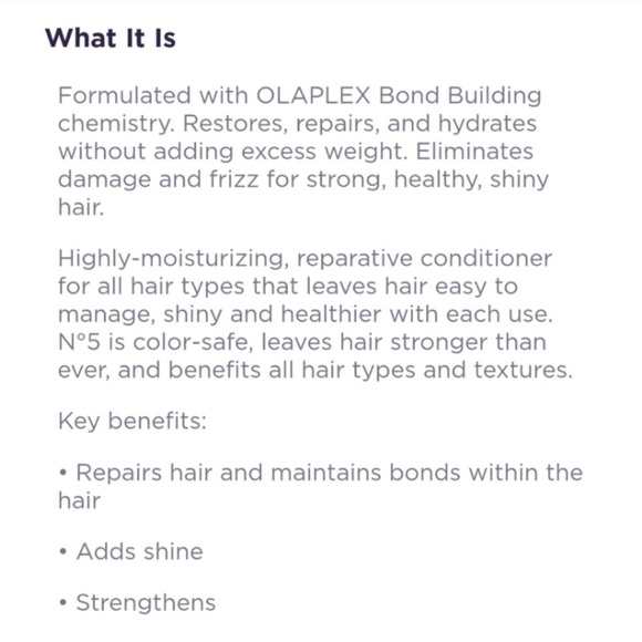 ‼️FINAL PRICE‼️ OLAPLEX No. 5 Conditioner - Picture 6 of 8